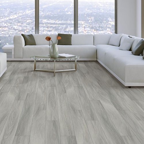 Living Room Gray Greige Luxury Vinyl Plank LVP -  Carpet Tree in North Liberty, IA