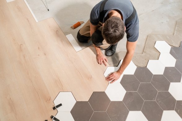 Flooring installation services in North Liberty, IA