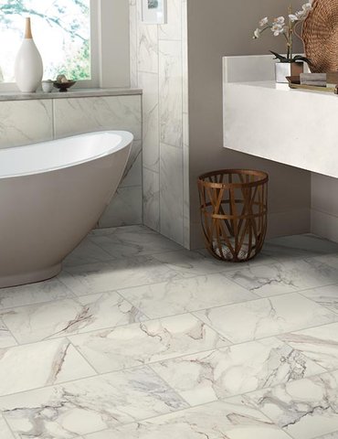 Bathroom Porcelain Marble Tile - Carpet Tree in North Liberty, IA